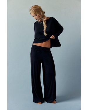 free-est Good Feels Long Pant Set - Blue