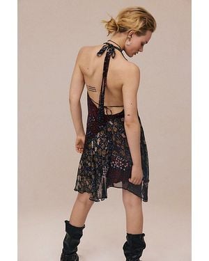 Free People Donna Mini Dress - Black