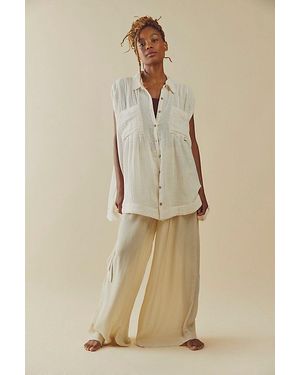free-est Not So Basic Shirtdress Tunic By - Natural