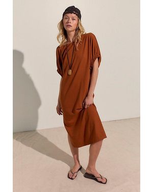 free-est Woke Up Like This Midi Dress By - Brown