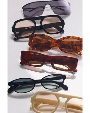 Elisa Johnson Jeannie Round Sunglasses - Black