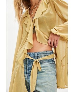 Free People Dreamland Solid Tunic - Yellow