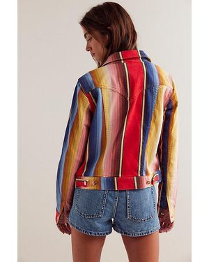 Wrangler X Lainey Wilson Rodeo Trucker Jacket - Red