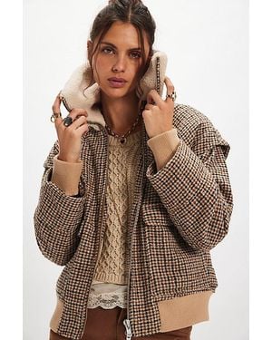 Free People Spearmint Cozy Jacket - Brown