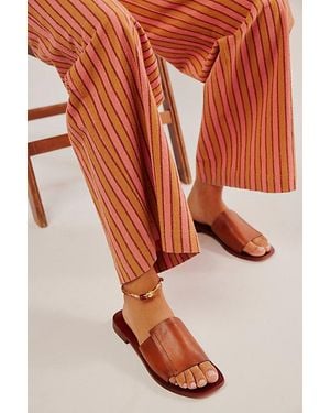 Free People Verona Slide Sandals - Orange