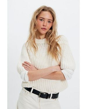 Free People Amy Jumper Tee - White