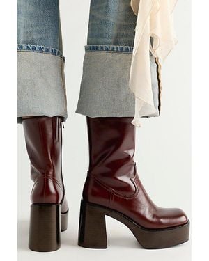 Jeffrey Campbell Empire Platform Boots - Brown