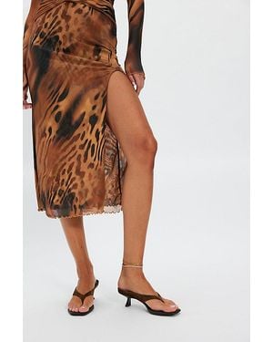 Jeffrey Campbell Luca Thong Heels - Brown