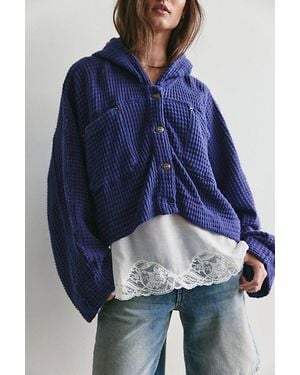 Free People Lolli Swing Cardi - Blue