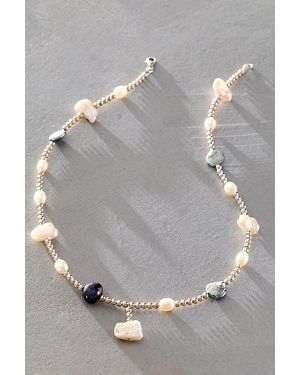 Atma Prema Pearl And Necklace - Gray