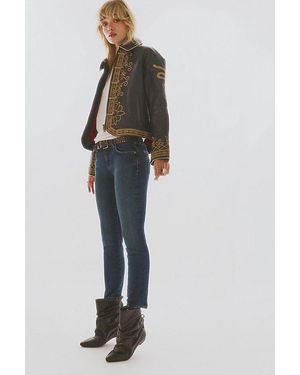 Free People Paloma Low-Rise Cigarette Jeans - Blue