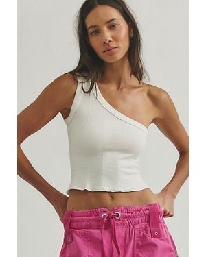 Intimately By Free People So Soft Seamless Modal Asymmetrical Cami By - White