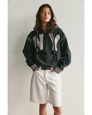 Free People Midnight Sparkle Hoodie - Black