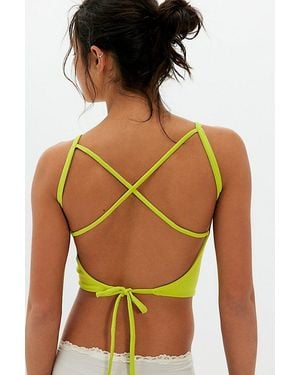 Intimately By Free People Round Two Strappy Back Cami By - Green