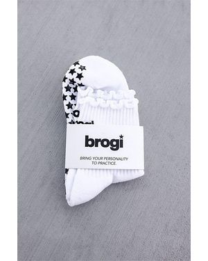 Brogi Yoga Star Grip Socks - Gray