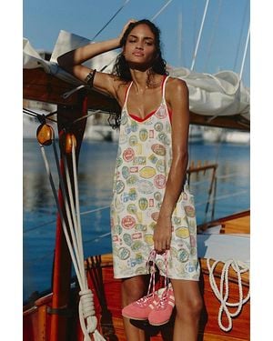 Fp Movement Hot Shot Printed Romper - Blue