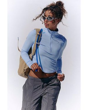 Fp Movement Retro Rider Half-Zip Layer - Blue