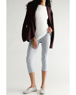 Only Hearts Stretch Lace Capris - Black
