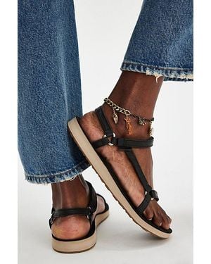 Teva Original Universal Slim Leather Sandals - Blue