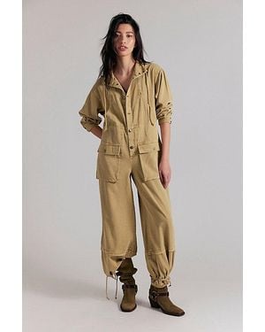 Free People We The Free High-Line One-Piece Jumpsuit - Natural