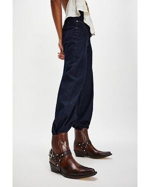 Matisse Waylon Vegan Western Boots By - Blue