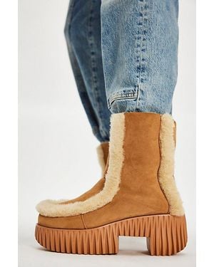 4Ccccees Plia Platform Boots - Blue