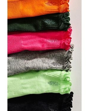 Fp Movement Movement Classic Ruffle Socks - Green