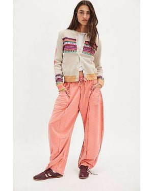 Free People Kaiden Barrel Pants - Red