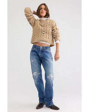 RE/DONE Levi's Mica Lace-Up Jeans - Blue