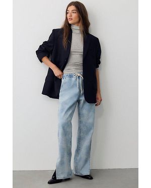 One Teaspoon Roadhouse Wide-Leg Drawstring Jeans - Green