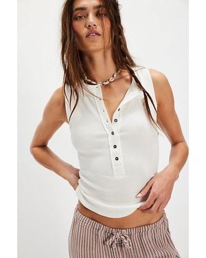 Free People Jamie Henley Tank By - White