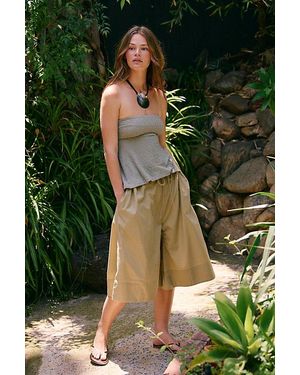 free-est Menorca Slouchy Capris By - Green