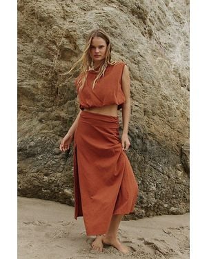 free-est Portia Skirt Set By - Brown