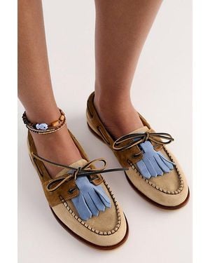 Free People We The Free Benny Deco Boat Shoes - Brown