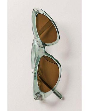 Free People Penny Twist Cat Eye Sunglasses - Green