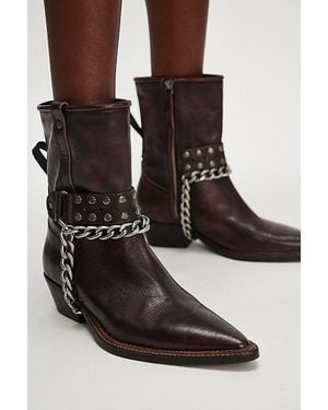 Free People Aiden Chain Boots - Black