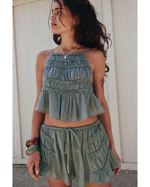 free-est Angelina Short Set By - Blue