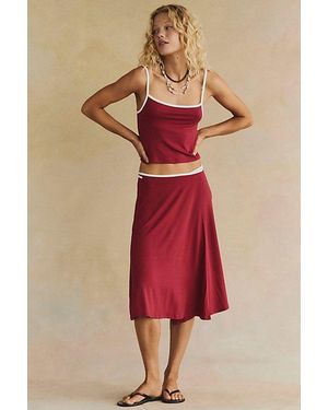 free-est Opal Skirt Set By - Red