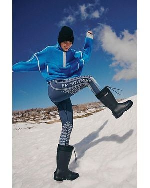 Fp Movement Myoko Jacquard Base Leggings - Blue