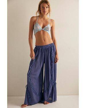 Intimately By Free People Ready For More Trousers By - Blue
