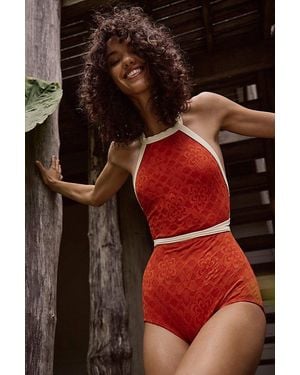 free-est Heidi One-Piece Surf Suit - Red