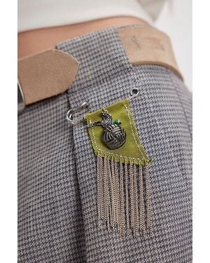 Free People Dutchess Fringe Brooch - Gray