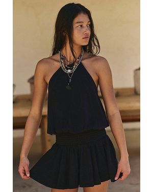 free-est La La Luz Mini Dress By - Brown
