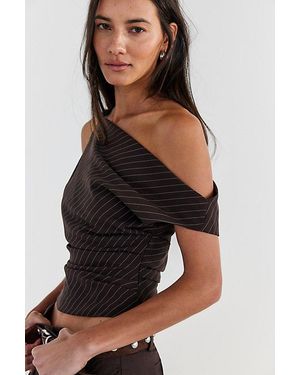 Bec & Bridge Andre Asymmetrical Top - Black