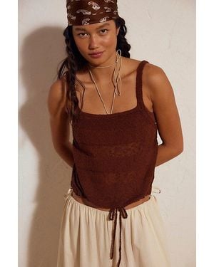 free-est By The Beach Jumper Tank Top By - Brown