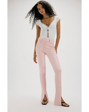 Norma Kamali Spat High-Rise Pants - Multicolor