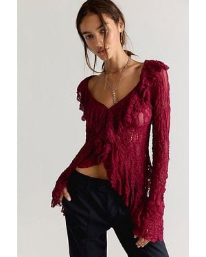 Free People Laney Cardi - Red