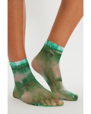 Maria La Rosa Tie Dye Socks By - Green