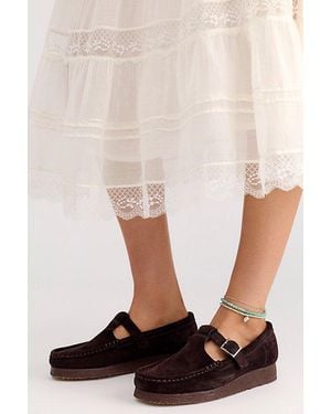 Clarks Wallabee T-Bar Mary Janes Shoe - Multicolor