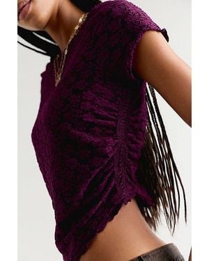 Free People Anora Baby Tee - Red